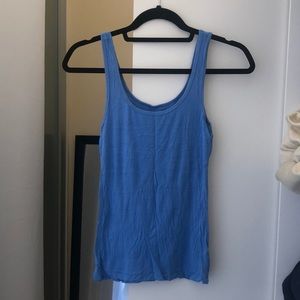 S Aerie Real Soft Blue Tank Top